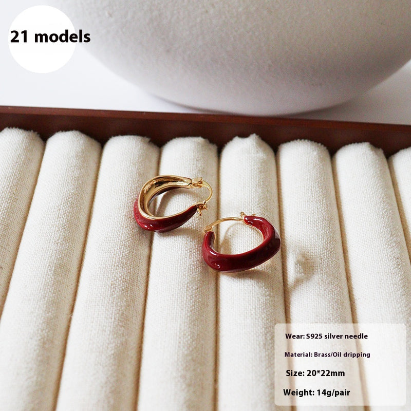 Delicate Artisan Silver Earring