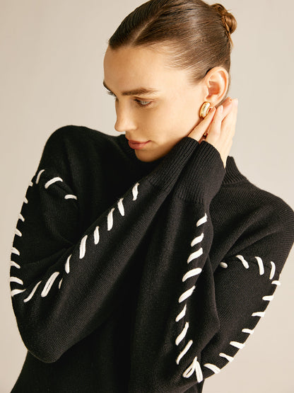 Beautifully Finished Sweater in a Timeless Design