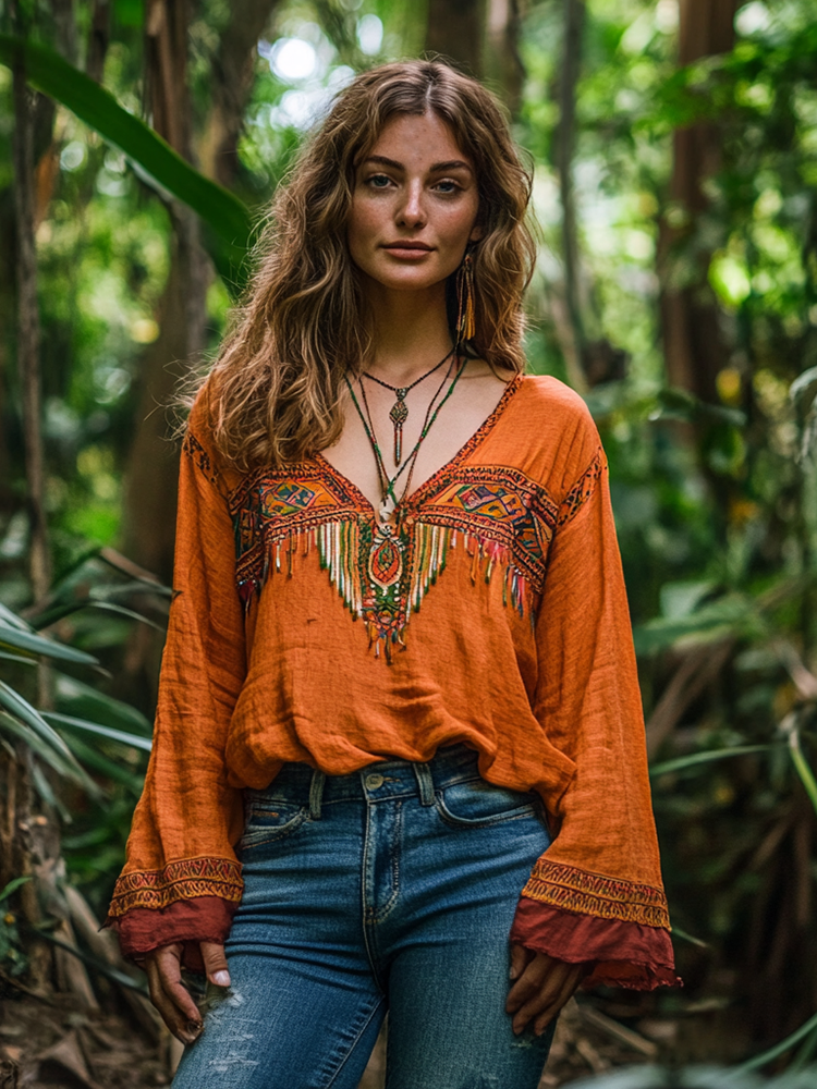Gracefully Styled Blouse for Any Occasion