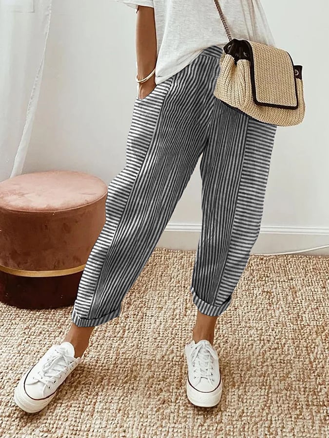 Well Tailored Pants with a Graceful Silhouette