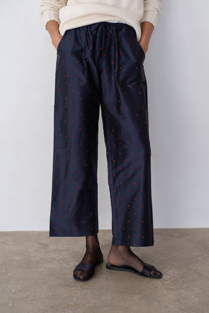 Red polka dots