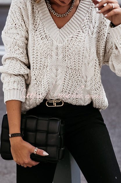 A Vintage Style Sweater with Delicate Timeless Details