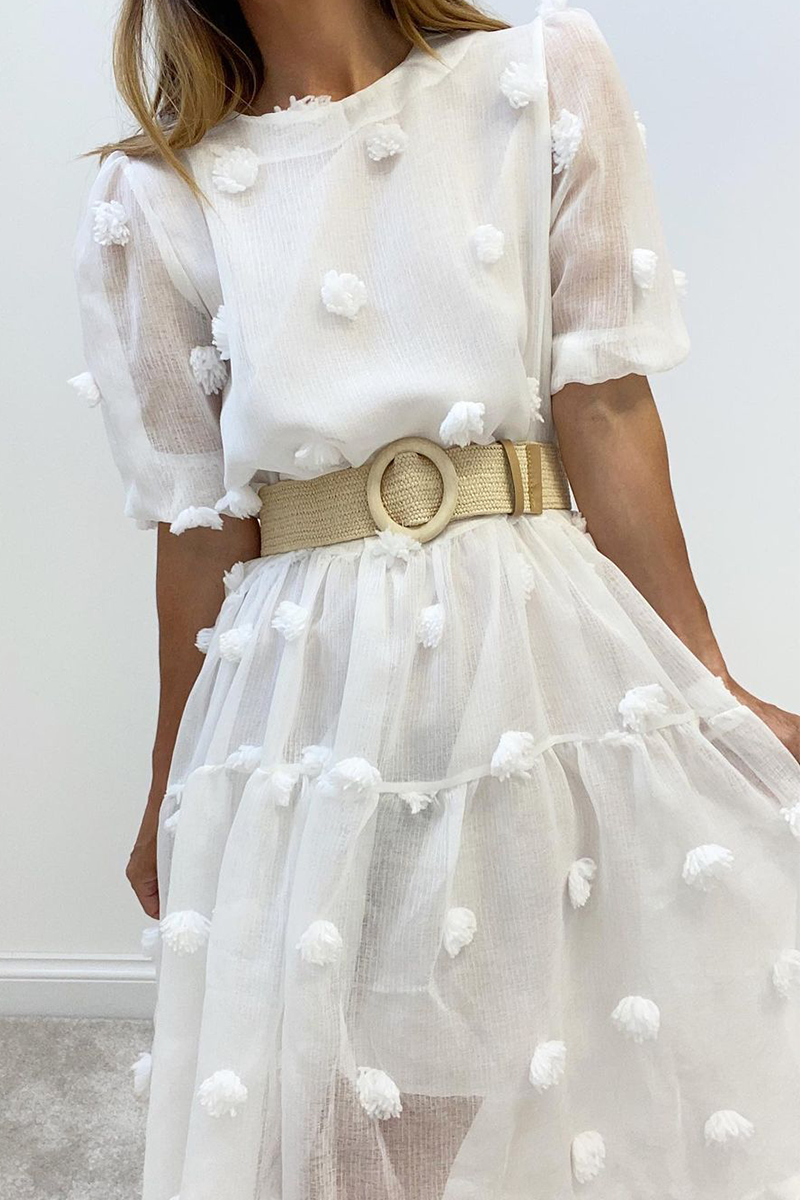 A Vintage Style Dress with Delicate Timeless Details