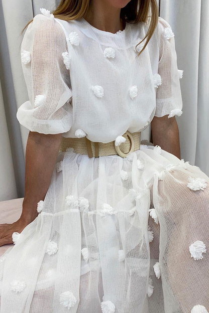 A Vintage Style Dress with Delicate Timeless Details