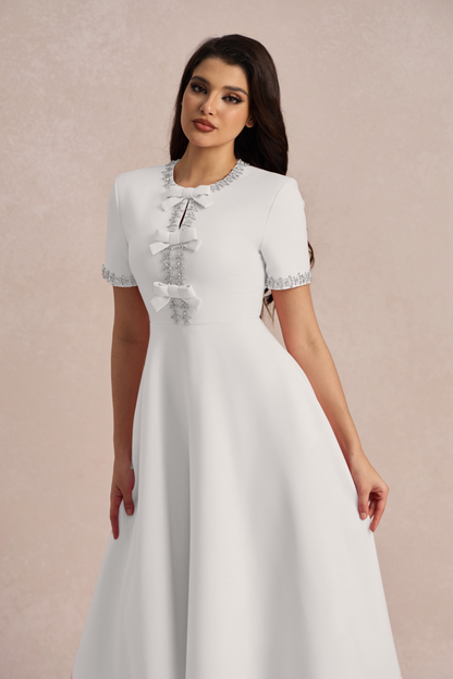 A Vintage Style Dress with Delicate Timeless Details