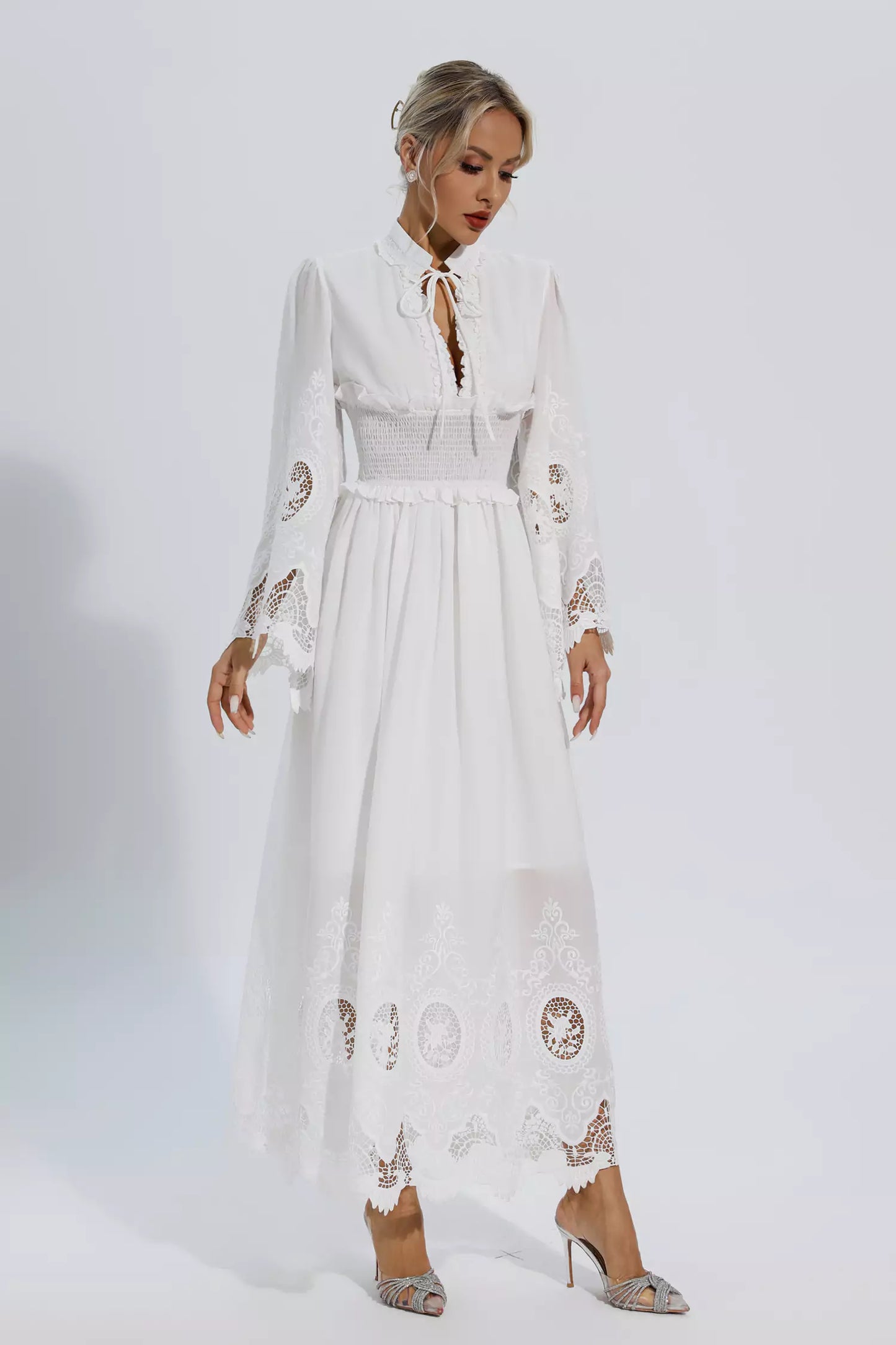 A Vintage Style Dress with Delicate Timeless Details