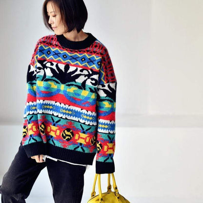 A Vintage Style Sweater with Delicate Timeless Details