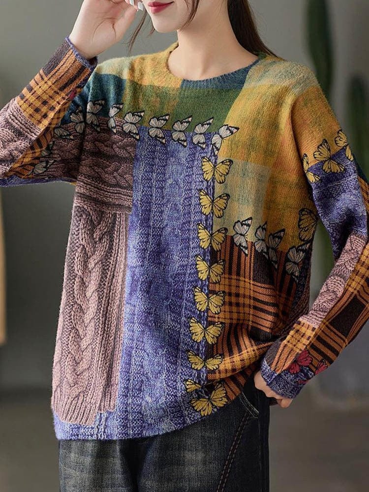 A Vintage Style Sweater with Delicate Timeless Details