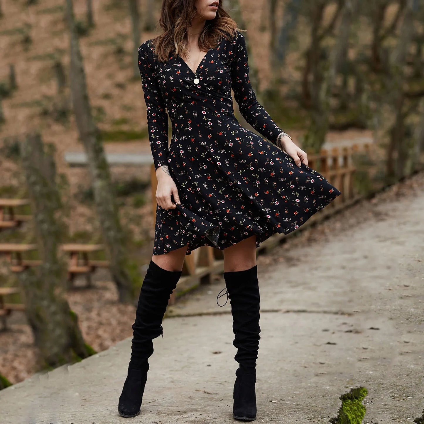 A Vintage Style Dress with Delicate Timeless Details