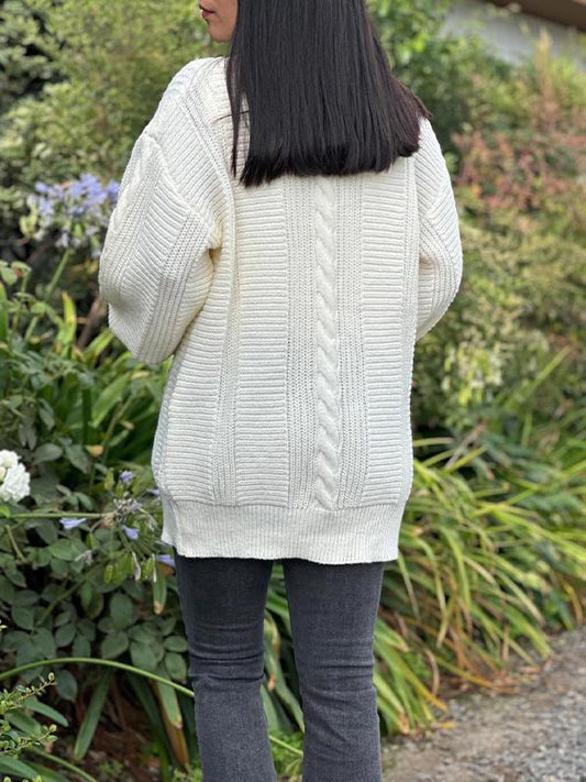 A Vintage Style Cardigan with Delicate Timeless Details