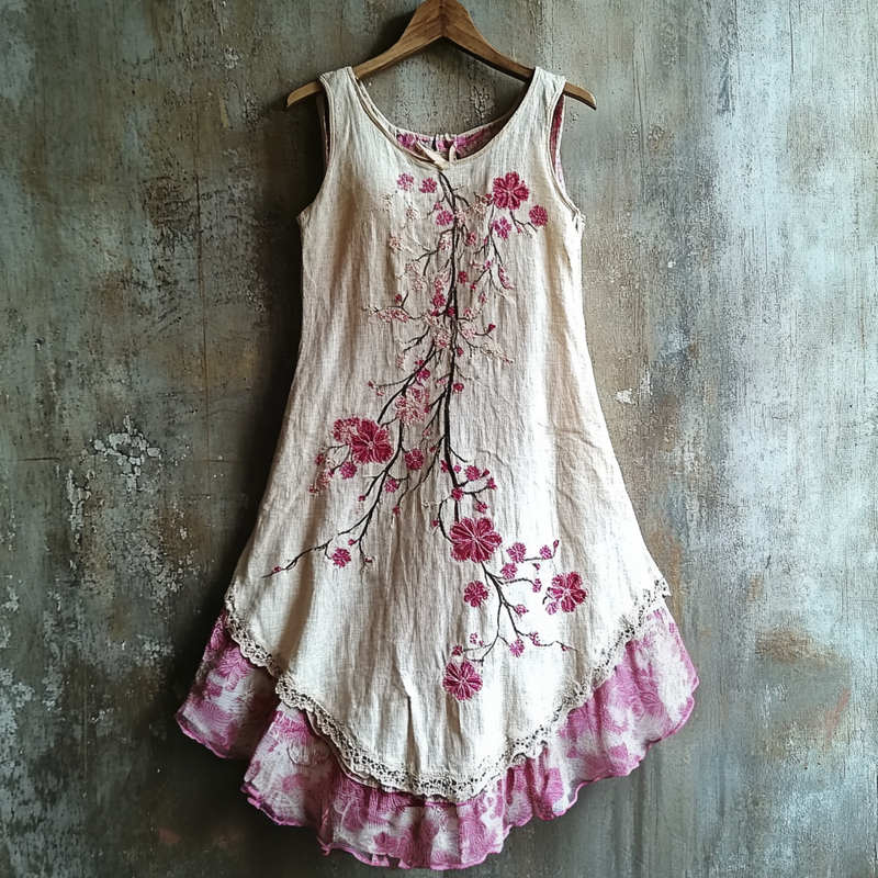 A Vintage Style Dress with Delicate Timeless Details