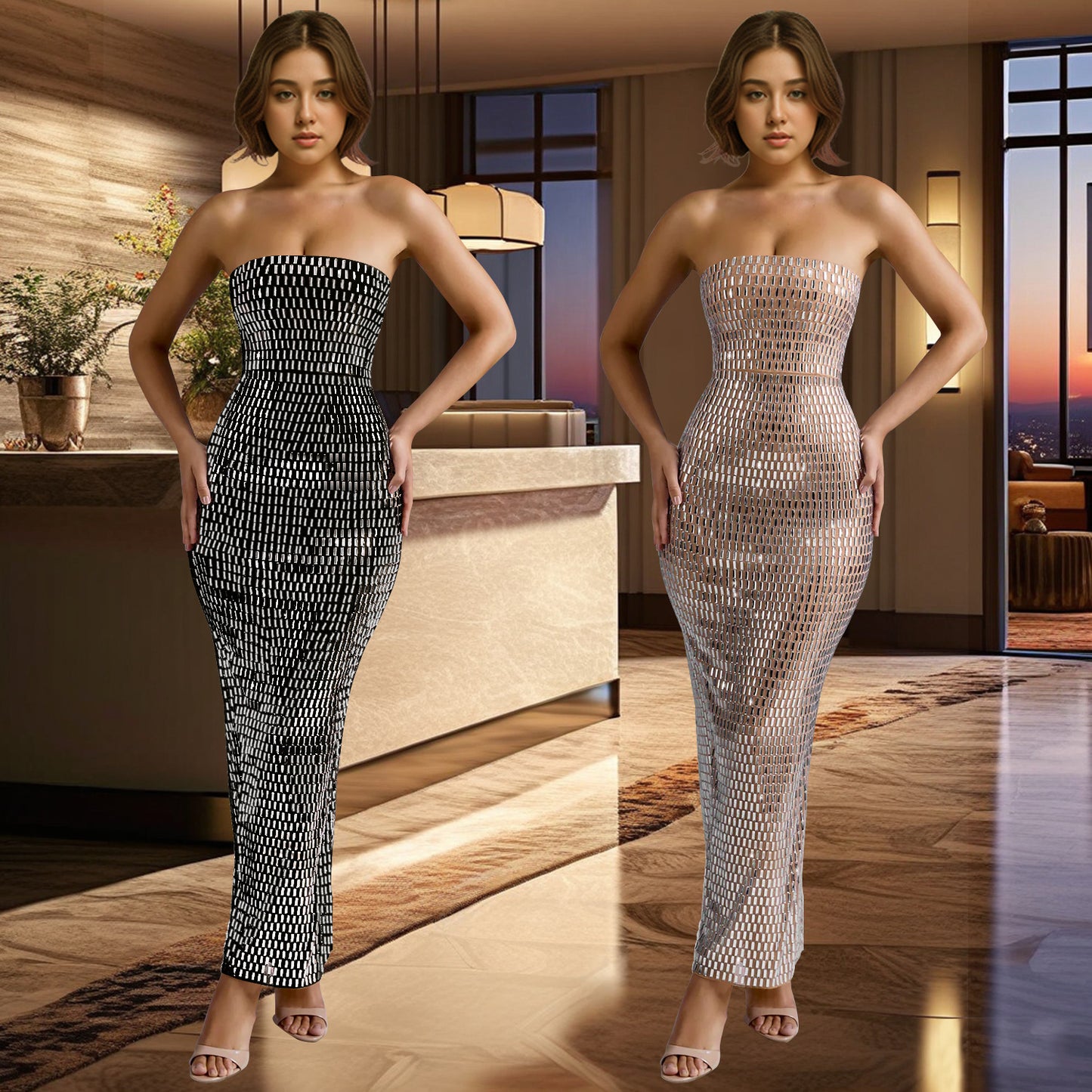 Beautifully Finished Dress in a Timeless Design