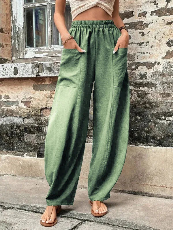 A Vintage Style Pants with Delicate Timeless Details