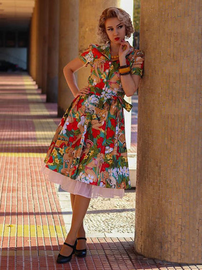 A Vintage Style Dress with Delicate Timeless Details