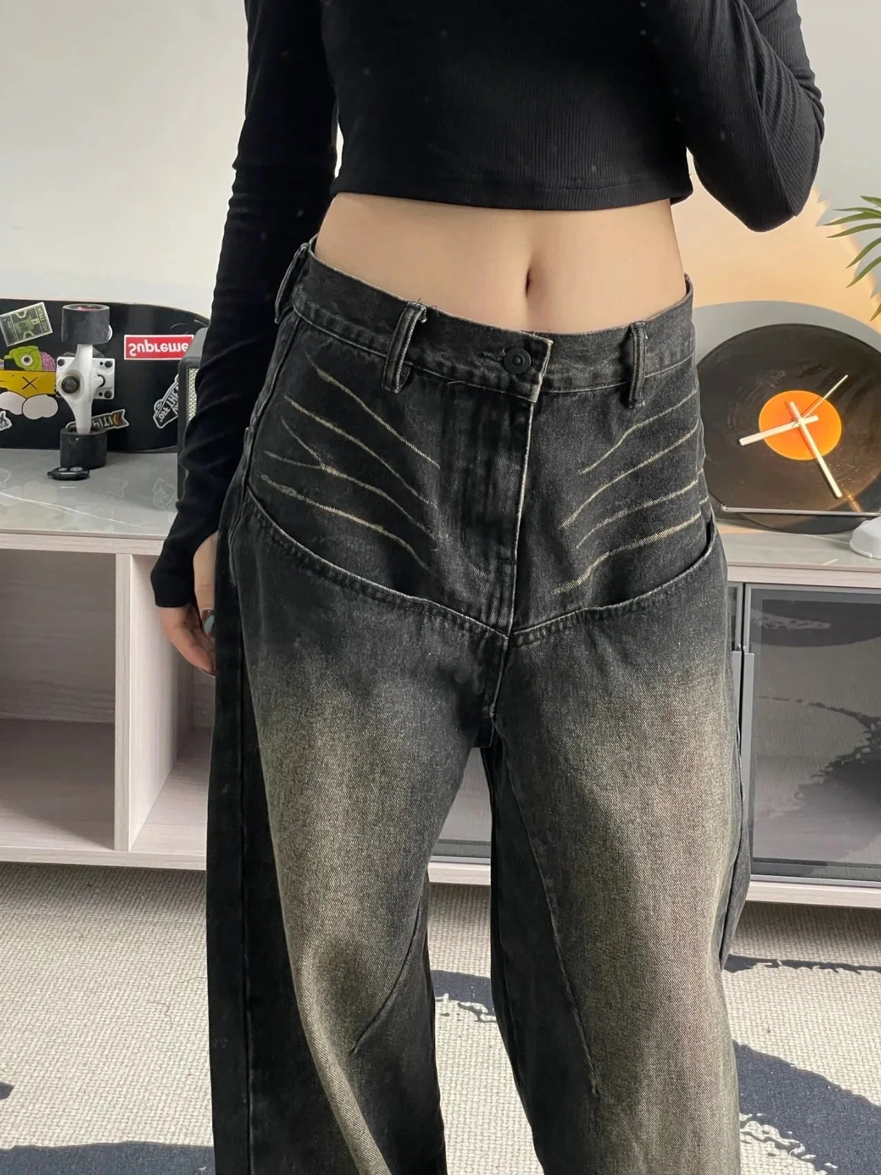 A Vintage Style Pants with Delicate Timeless Details