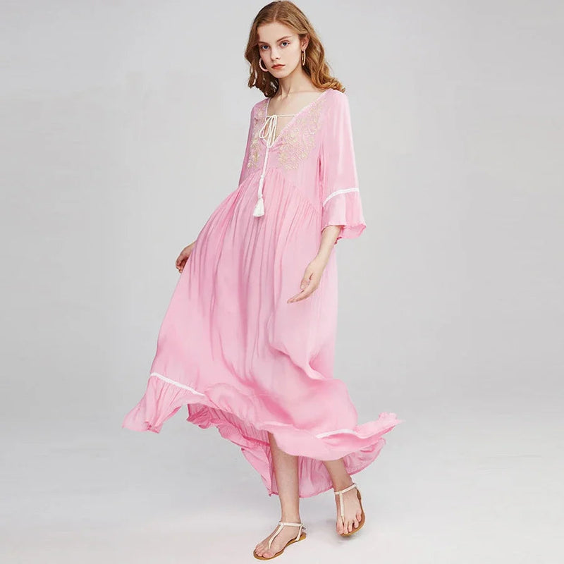 A Vintage Style Dress with Delicate Timeless Details