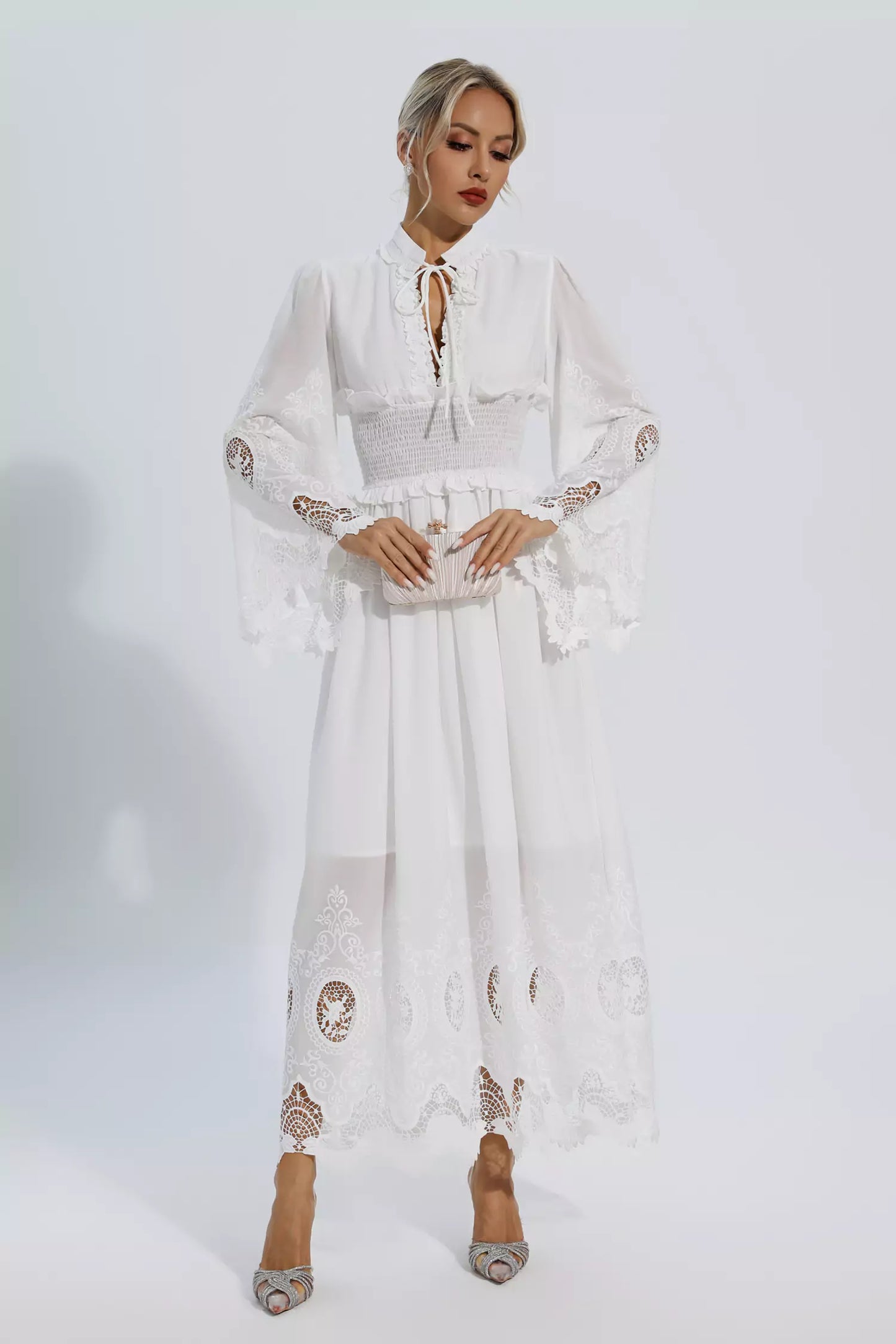 A Vintage Style Dress with Delicate Timeless Details