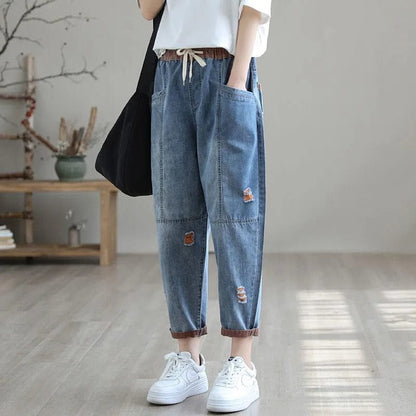 A Vintage Style Pants with Delicate Timeless Details