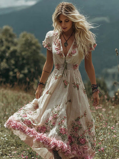 Classic Vintage Dress with a Flattering Fit