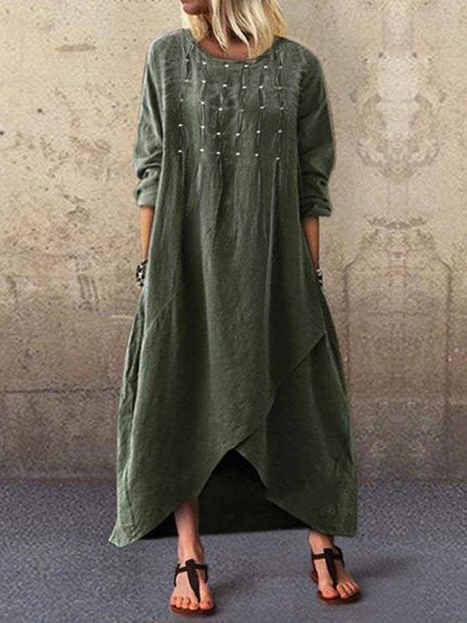 A Vintage Style Dress with Delicate Timeless Details