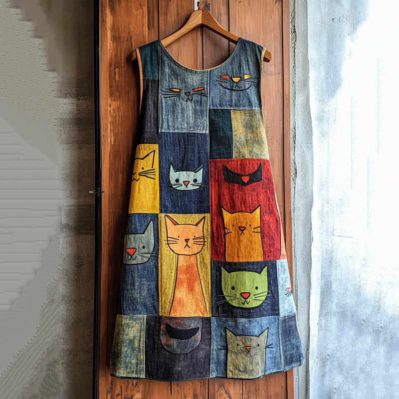 Classic Vintage Dress with a Flattering Fit