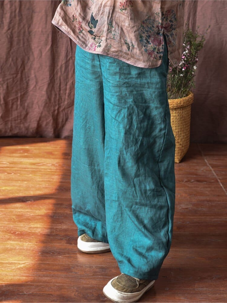 A Vintage Style Pants with Delicate Timeless Details