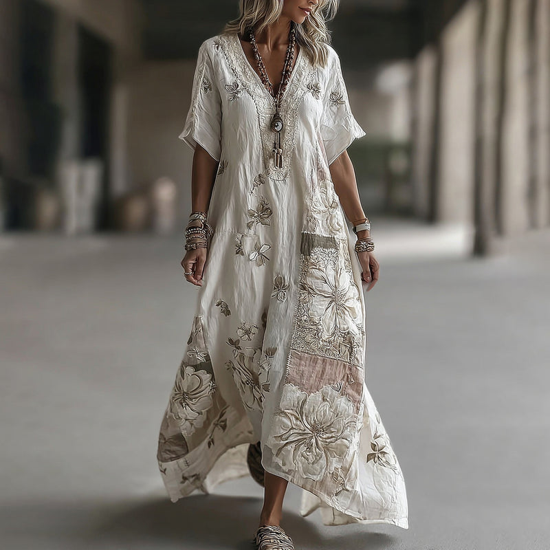 A Vintage Style Dress with Delicate Timeless Details