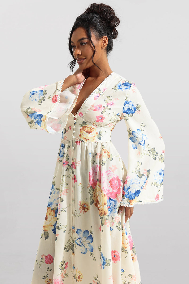 A Vintage Style Dress with Delicate Timeless Details