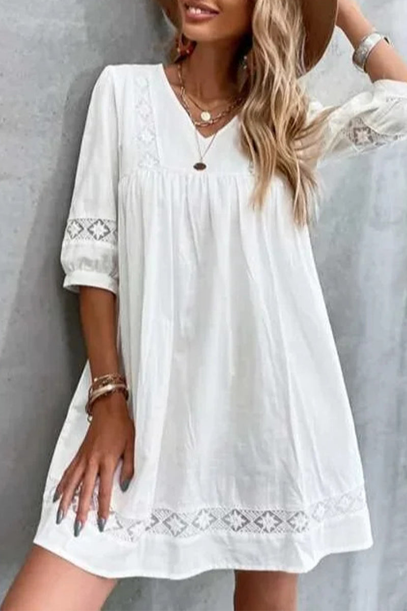 A Vintage Style Dress with Delicate Timeless Details