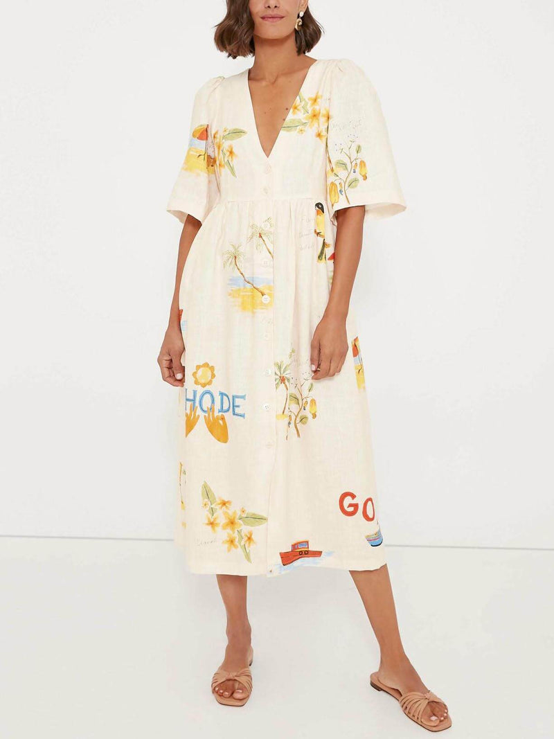 Classic Vintage Dress with a Flattering Fit