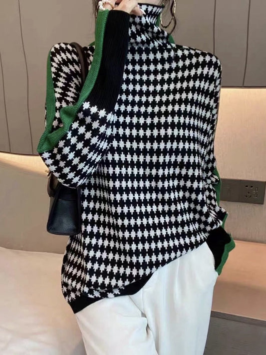 green plaid