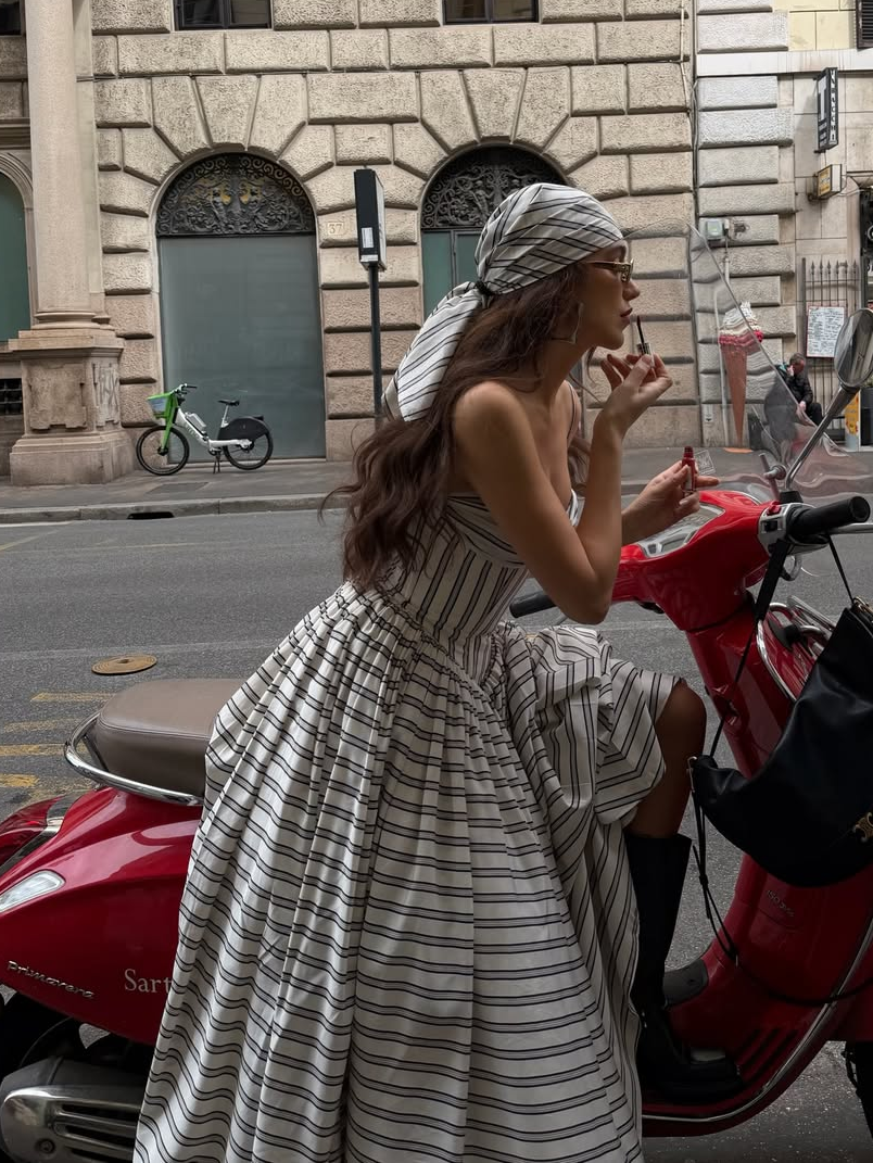 A Vintage Style Dress with Delicate Timeless Details