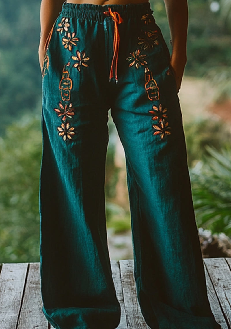 A Vintage Style Pants with Delicate Timeless Details