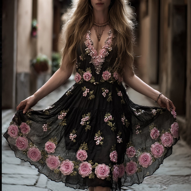 A Vintage Style Dress with Delicate Timeless Details