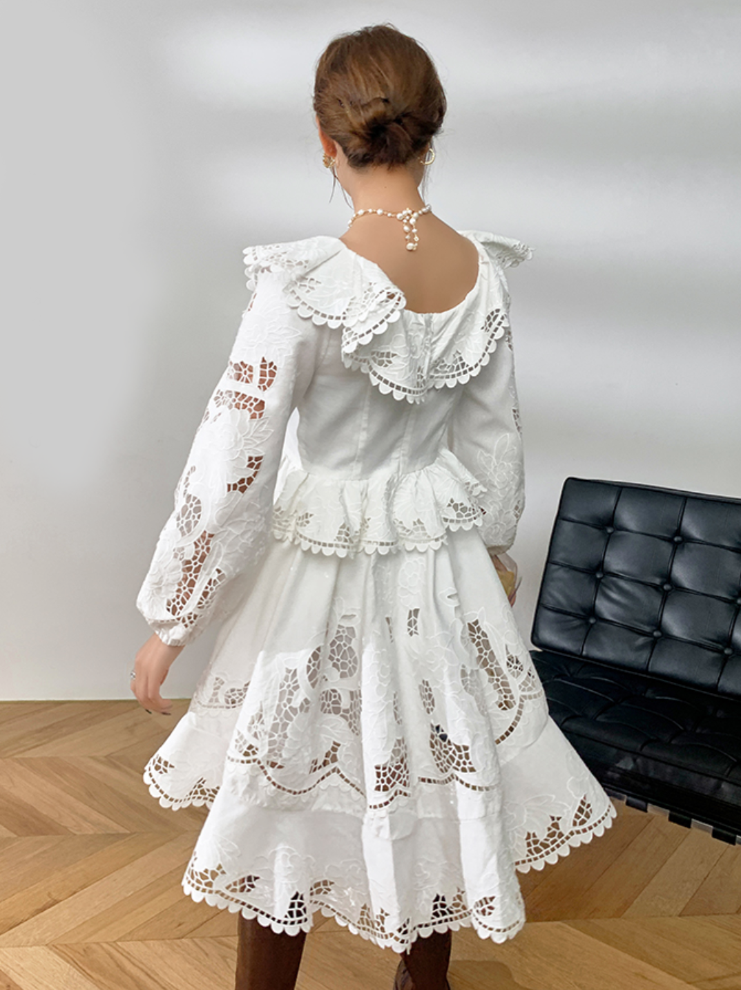 A Vintage Style Dress with Delicate Timeless Details