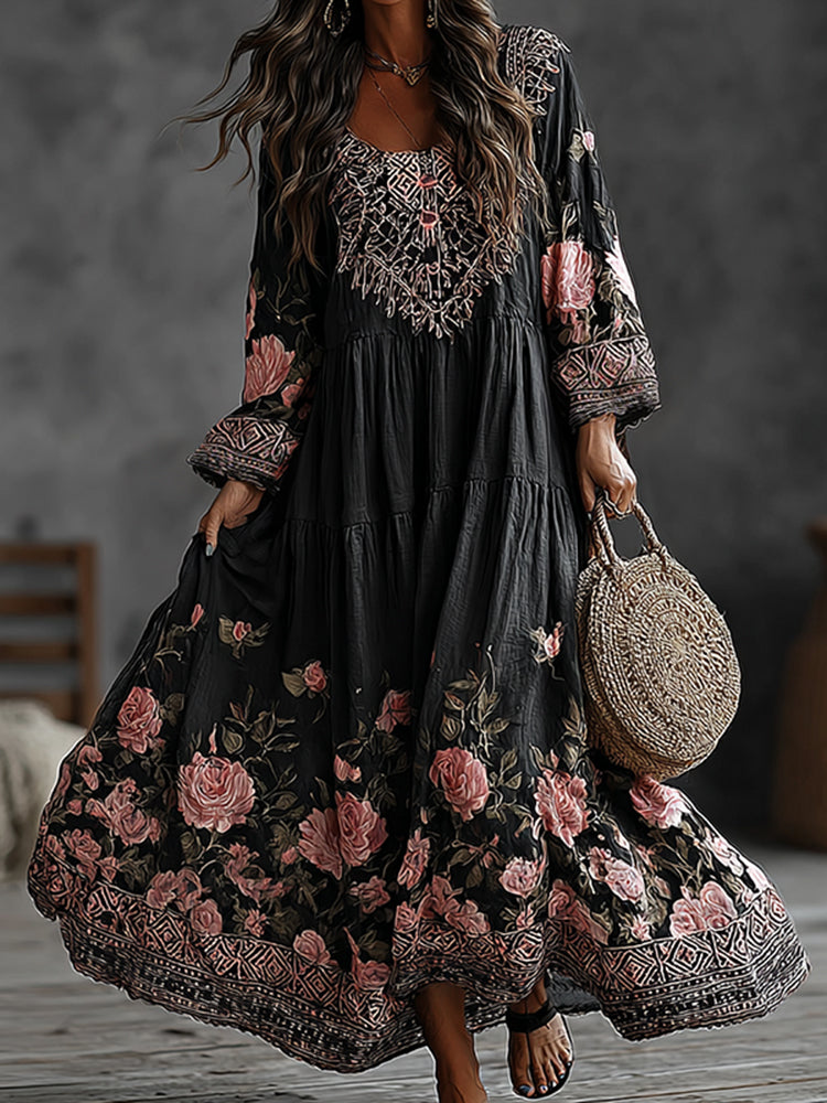 A Vintage Style Dress with Delicate Timeless Details