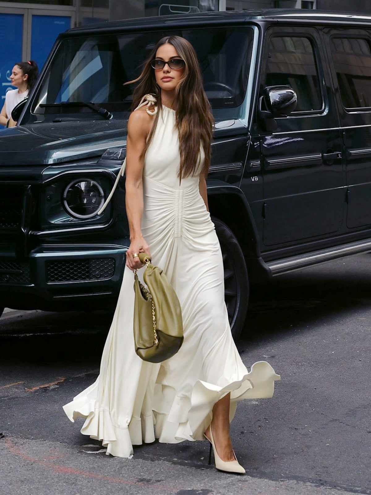 A Vintage Style Dress with Delicate Timeless Details