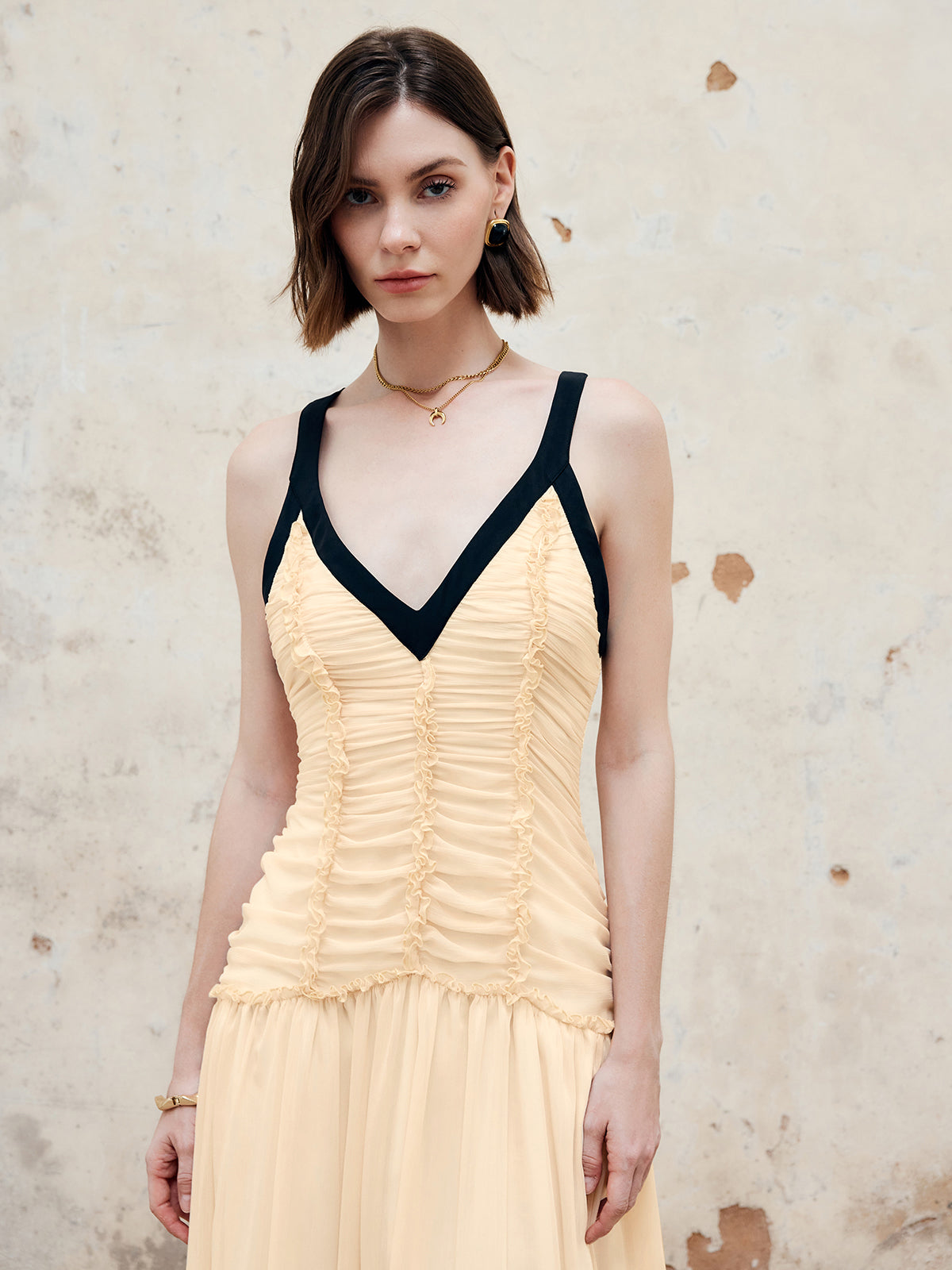 A Vintage Style Dress with Delicate Timeless Details