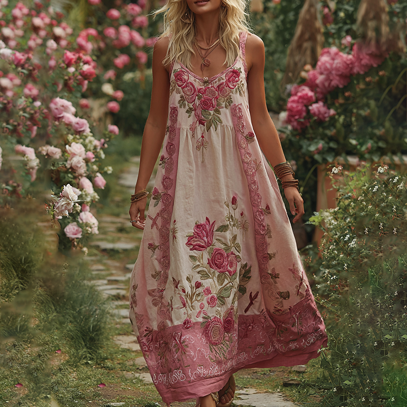 A Vintage Style Dress with Delicate Timeless Details