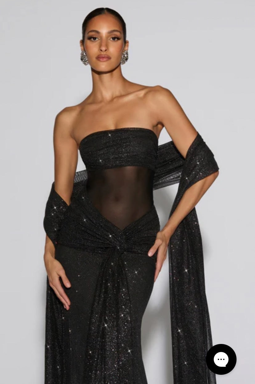 Black Including Shawl