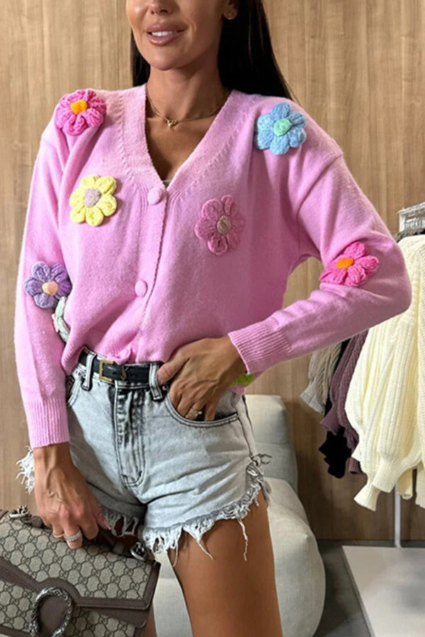 A Vintage Style Cardigan with Delicate Timeless Details