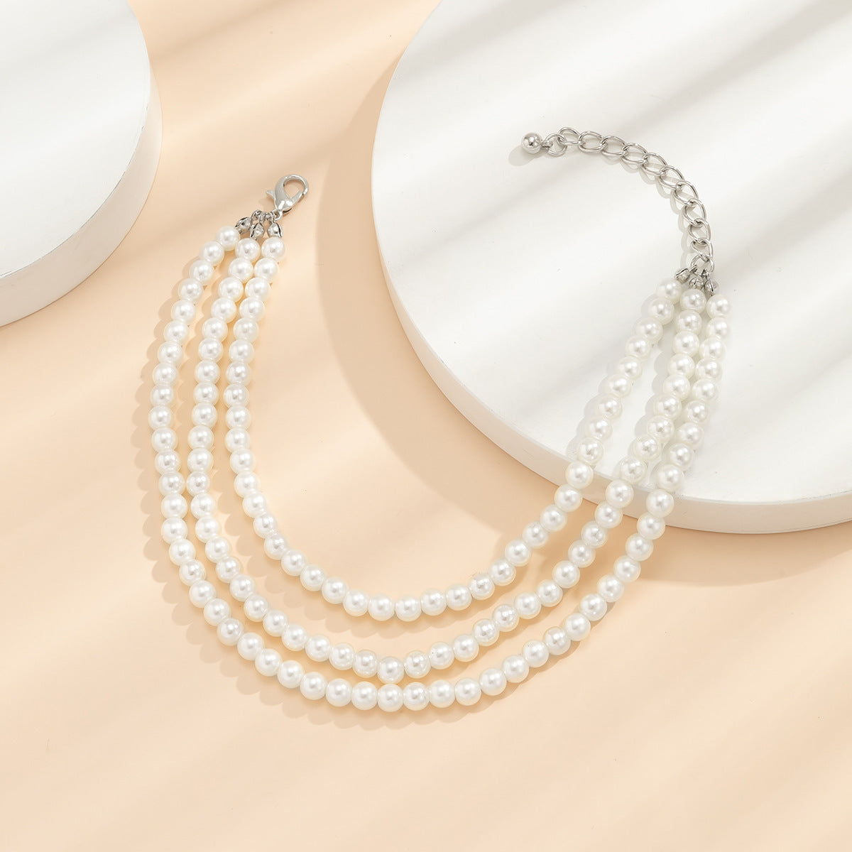 Vintage Handmade Pearl Anklet
