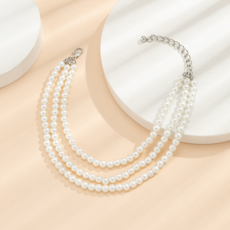 Vintage Handmade Pearl Anklet