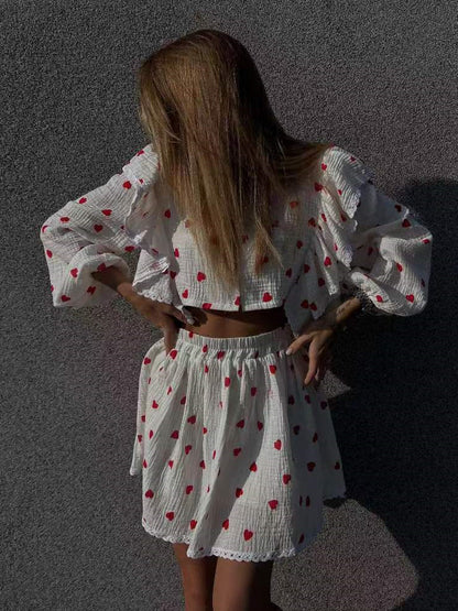 Red love heart