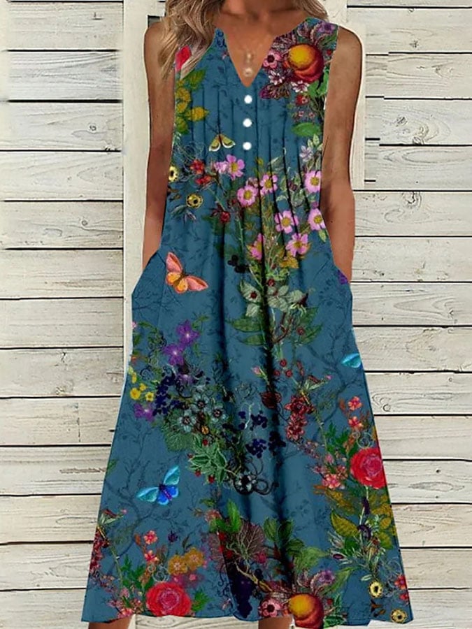 Classic Vintage Dress with a Flattering Fit
