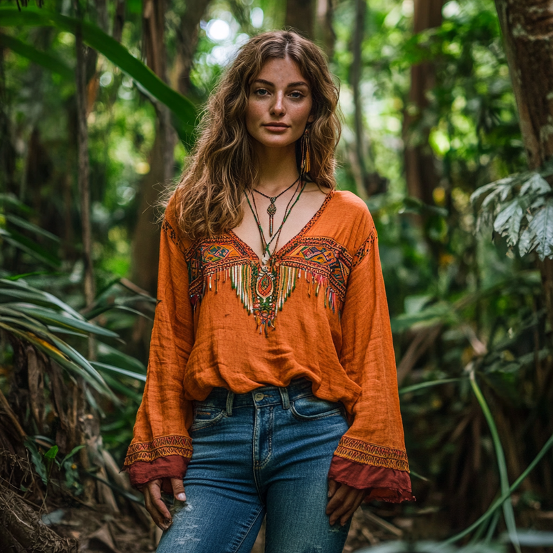 Gracefully Styled Blouse for Any Occasion
