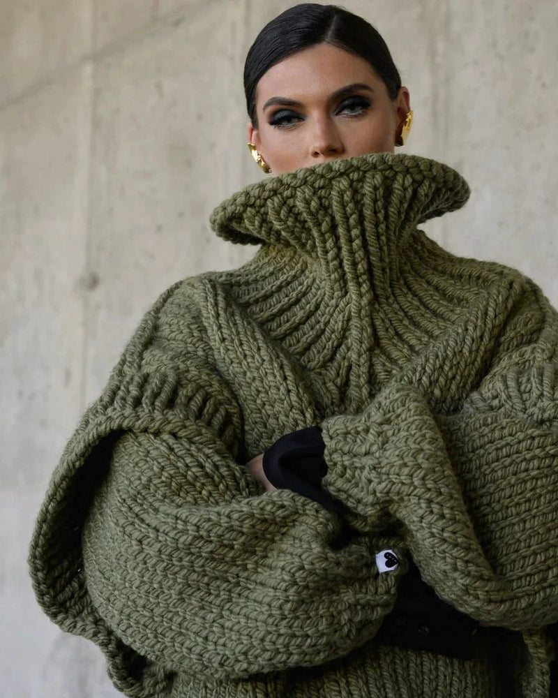 Vintage Inspired Sweater with a Contemporary Edge