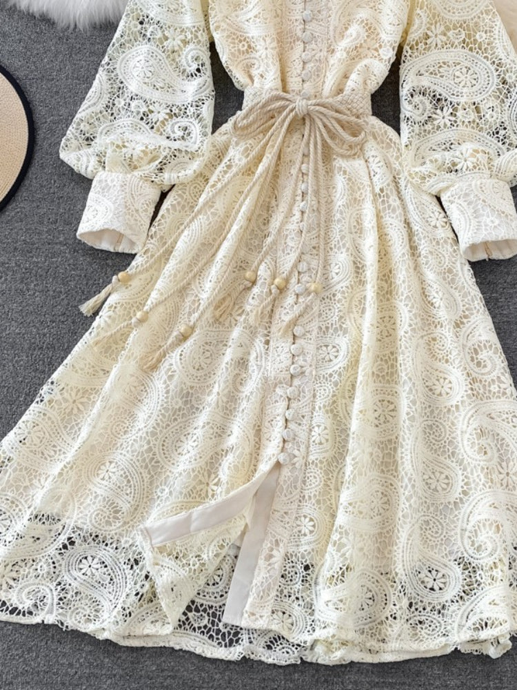 A Vintage Style Dress with Delicate Timeless Details