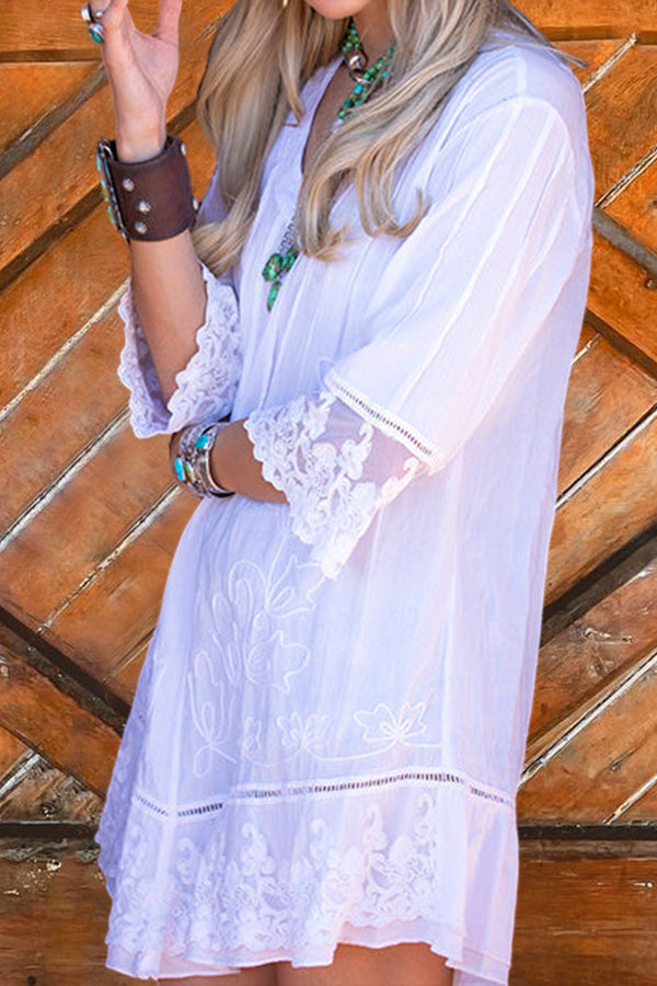 A Vintage Style Dress with Delicate Timeless Details