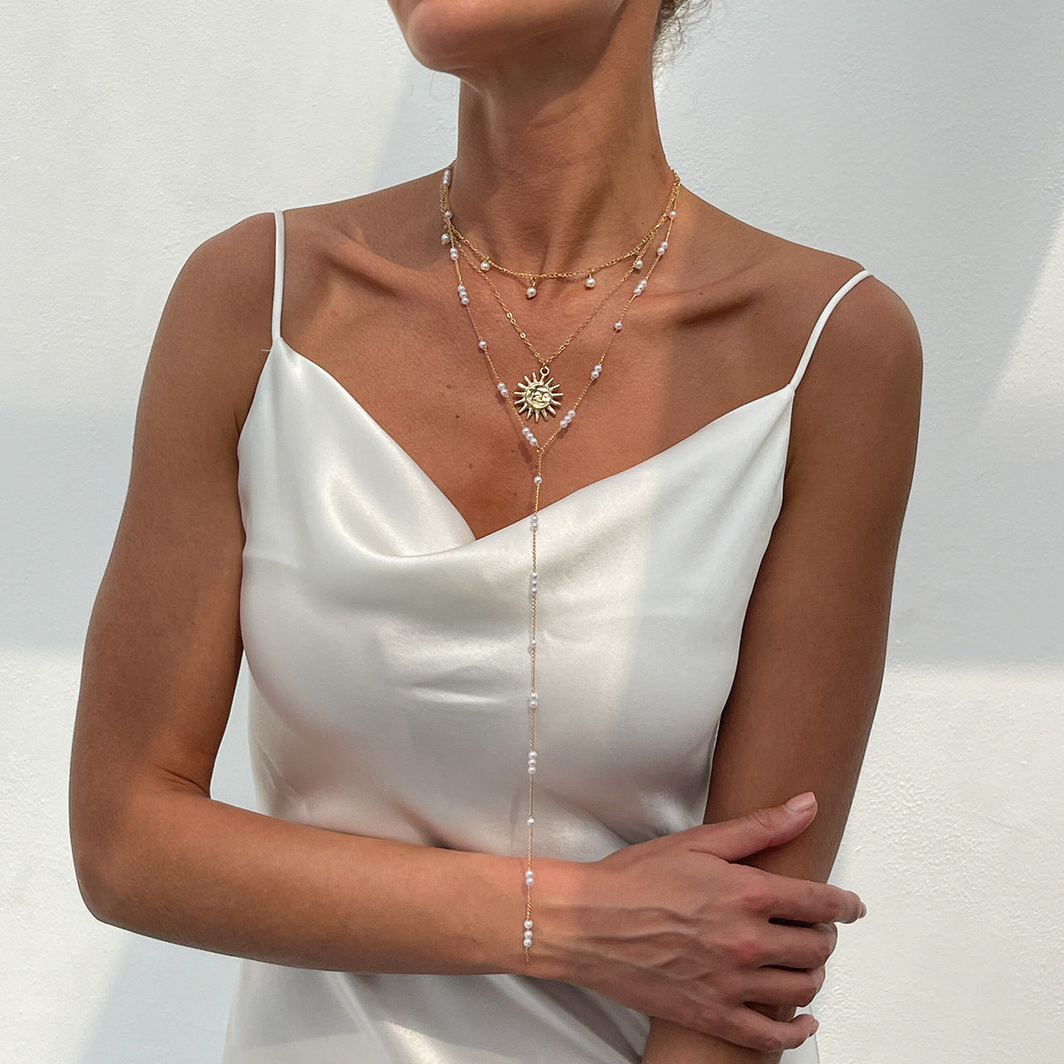 Delicate Artisan Pearl Necklace